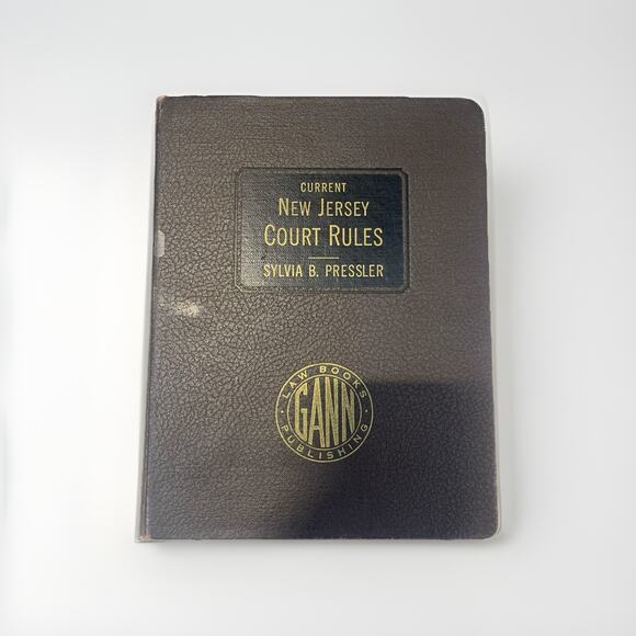“New Jersey Court Rules Sylvia B. Pressler Verniero 2020‑ed Hardback Law Book” - Picture 1 of 4